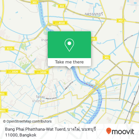 Bang Phai Phatthana-Wat Tuerd, บางไผ่, นนทบุรี 11000 map