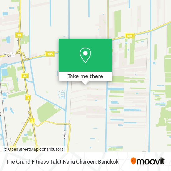 The Grand Fitness Talat Nana Charoen map