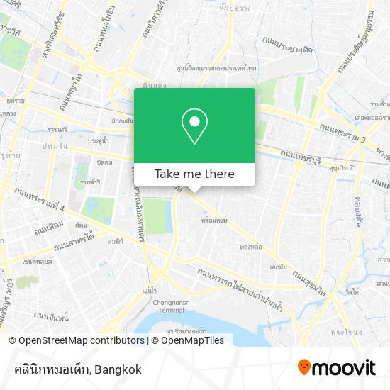 คลินิกหมอเด็ก map