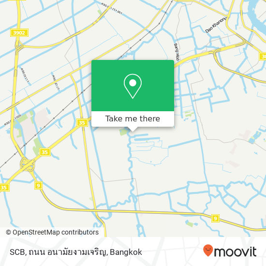 SCB, ถนน อนามัยงามเจริญ map