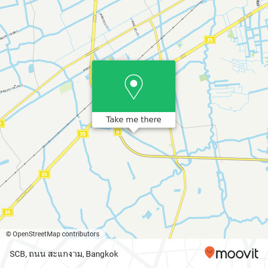 SCB, ถนน สะแกงาม map