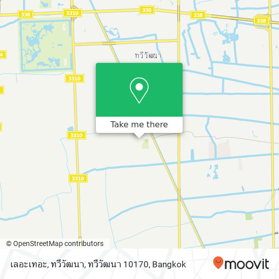 เลอะเทอะ, ทวีวัฒนา, ทวีวัฒนา 10170 map