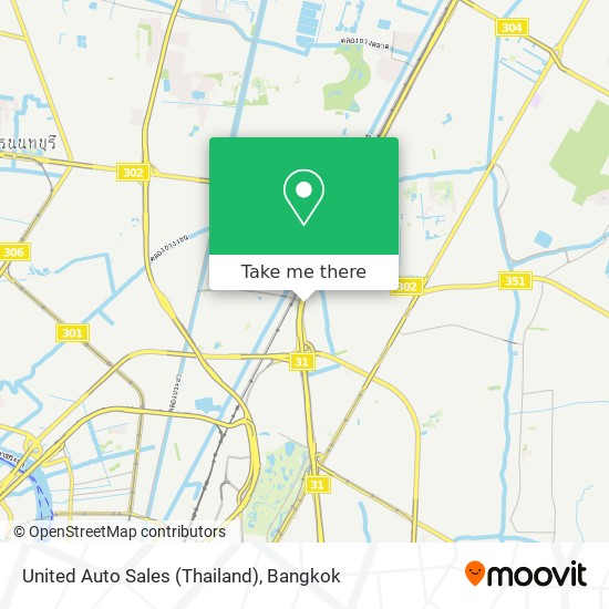 United Auto Sales (Thailand) map