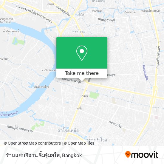 ร้านแซ่บอิสาน จิ้มจุ้มยโส map