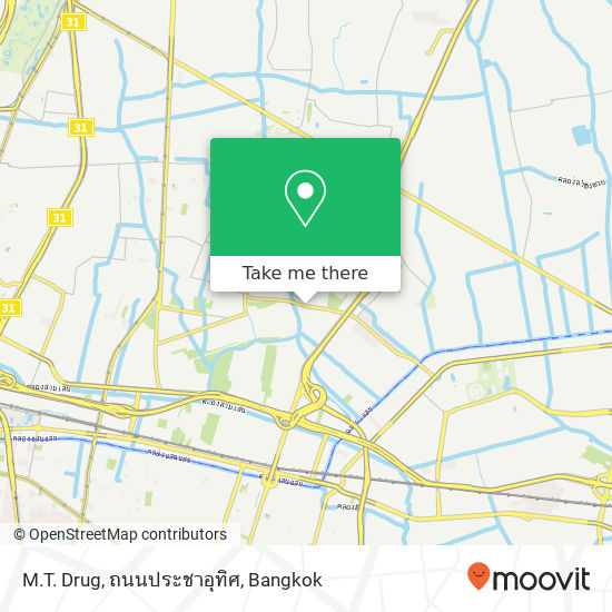M.T. Drug, ถนนประชาอุทิศ map