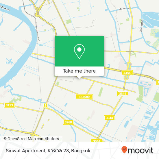 Siriwat Apartment, ลาซาล 28 map