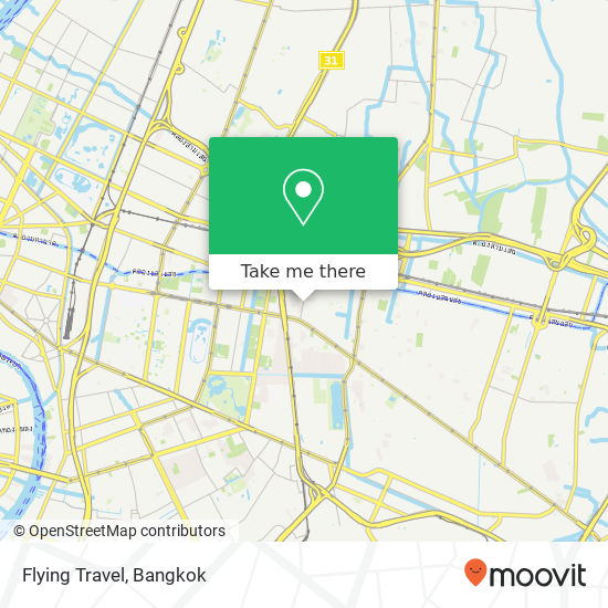Flying Travel map