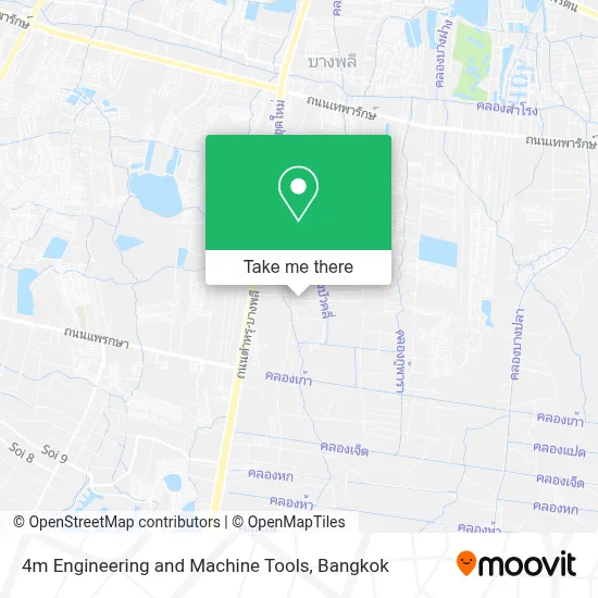 4m Engineering and Machine Tools map