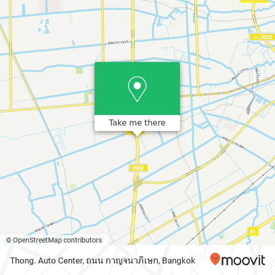 Thong. Auto Center, ถนน กาญจนาภิเษก map