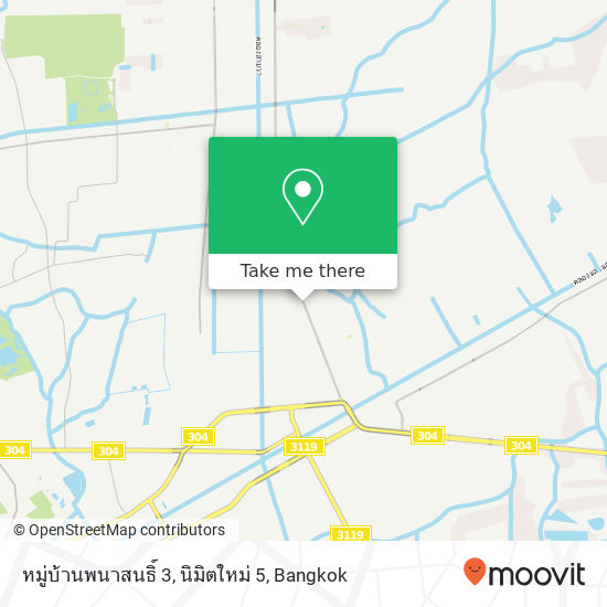 หมู่บ้านพนาสนธิ์ 3, นิมิตใหม่ 5 map