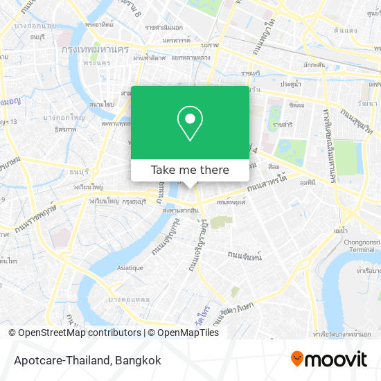 Apotcare-Thailand map