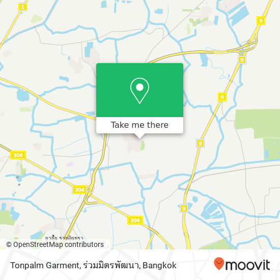 Tonpalm Garment, ร่วมมิตรพัฒนา map