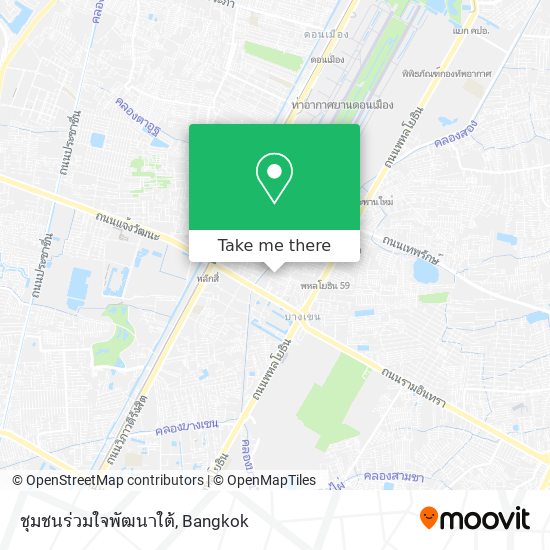 ชุมชนร่วมใจพัฒนาใต้ map