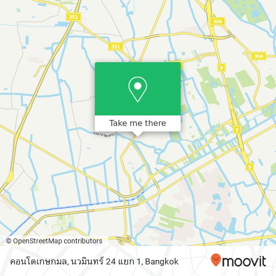 คอนโดเกษกมล, นวมินทร์ 24 แยก 1 map