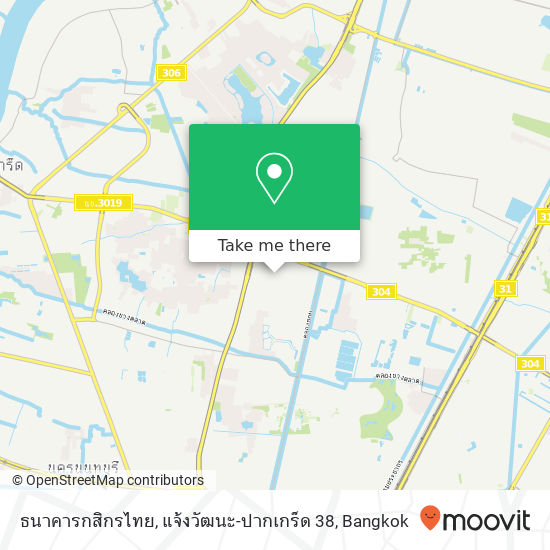 ธนาคารกสิกรไทย, แจ้งวัฒนะ-ปากเกร็ด 38 map