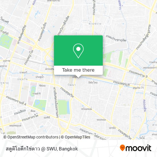 สตูดิโอตึกไข่ดาว @ SWU map