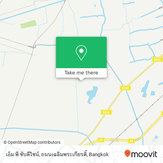 เอ็ม พี ซับดีไซน์, ถนนเฉลิมพระเกียรติ์ map