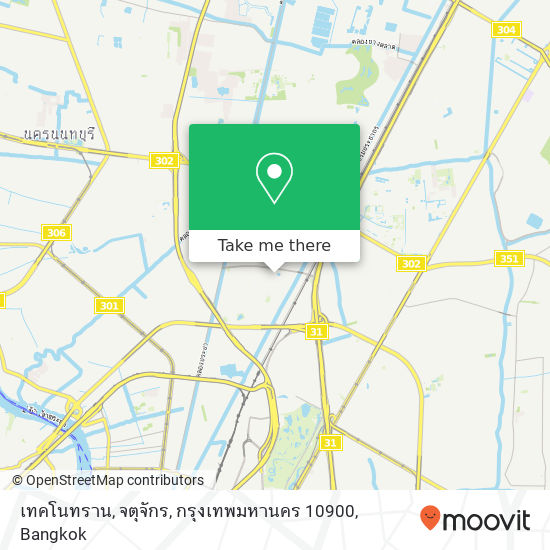 เทคโนทราน, จตุจักร, กรุงเทพมหานคร 10900 map