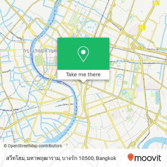 สวีทโฮม, มหาพฤฒาราม, บางรัก 10500 map