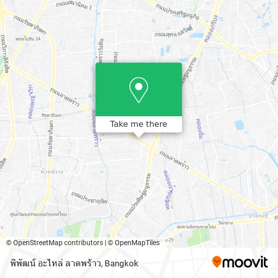 พิพัฒน์ อะไหล่ ลาดพร้าว map