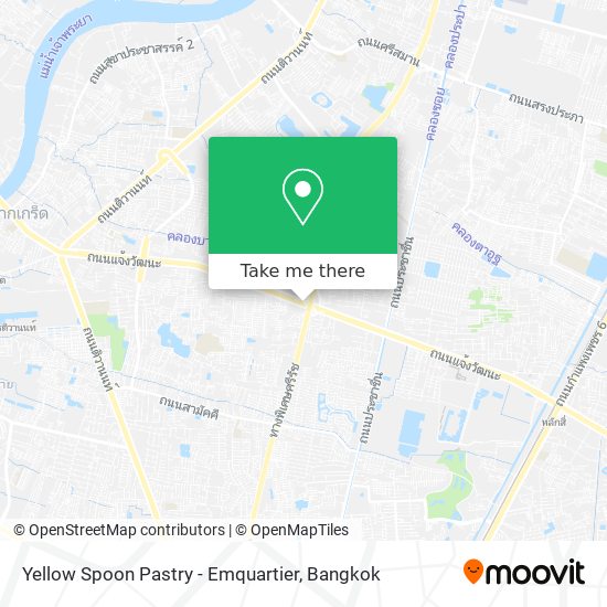 Yellow Spoon Pastry - Emquartier map