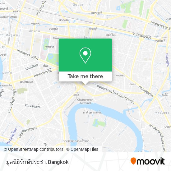 มูลนิธิรักษ์ประชา map