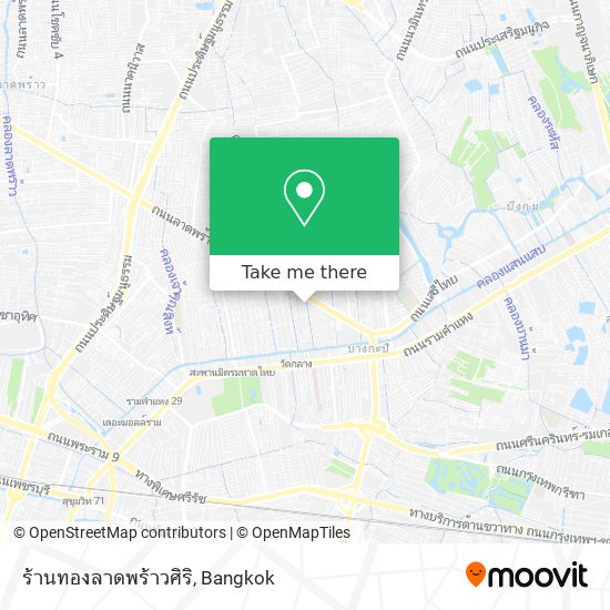 ร้านทองลาดพร้าวศิริ map