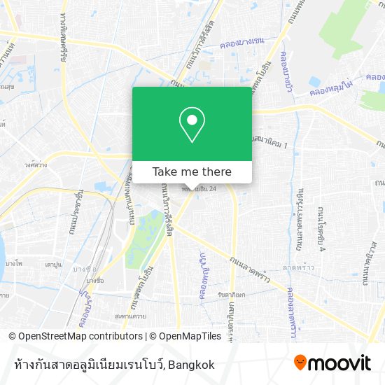 ห้างกันสาดอลูมิเนียมเรนโบว์ map