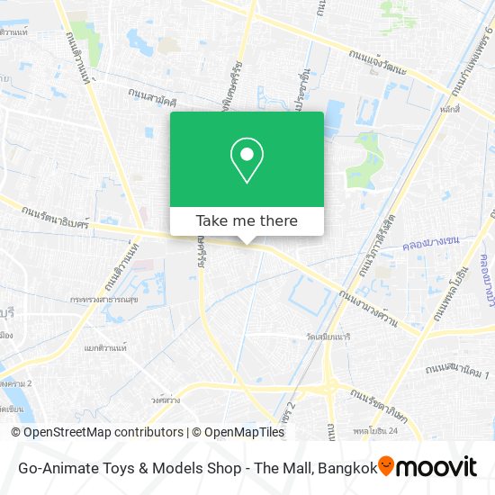 Go-Animate Toys & Models Shop - The Mall map