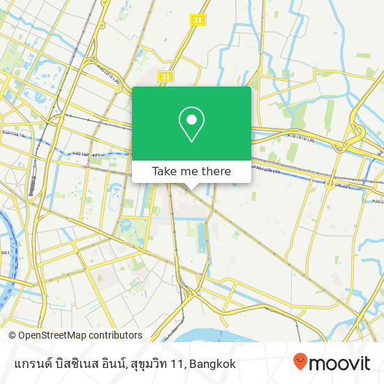 แกรนด์ บิสซิเนส อินน์, สุขุมวิท 11 map