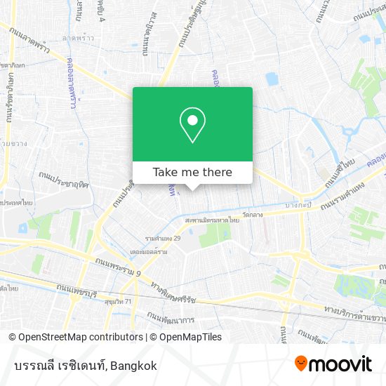 บรรณลี เรซิเดนท์ map
