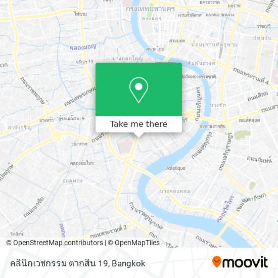 คลินิกเวชกรรม ตากสิน 19 map