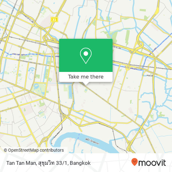 Tan Tan Man, สุขุมวิท 33/1 map