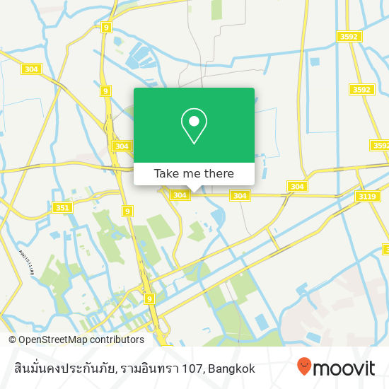 สินมั่นคงประกันภัย, รามอินทรา 107 map