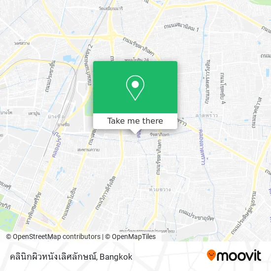 คลินิกผิวหนังเลิศลักษณ์ map