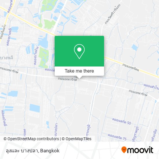 ลุงและ บางปลา map