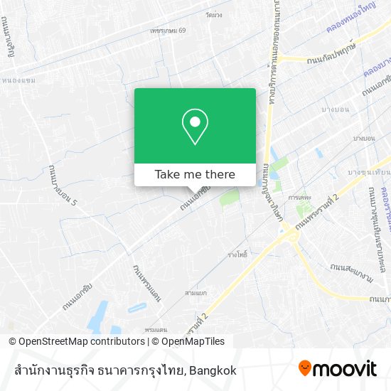 สำนักงานธุรกิจ ธนาคารกรุงไทย map