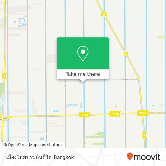 เมืองไทยประกันชีวิต, คลองสาม, คลองหลวง 12120 map