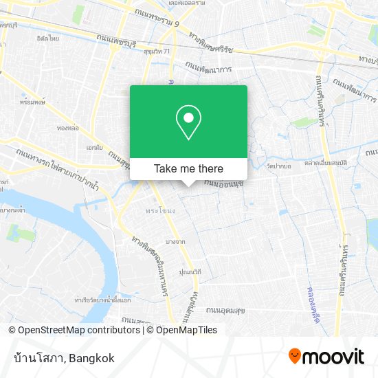 บ้านโสภา map