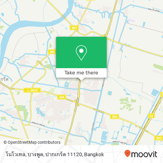 โนโวเทล, บางพูด, ปากเกร็ด 11120 map