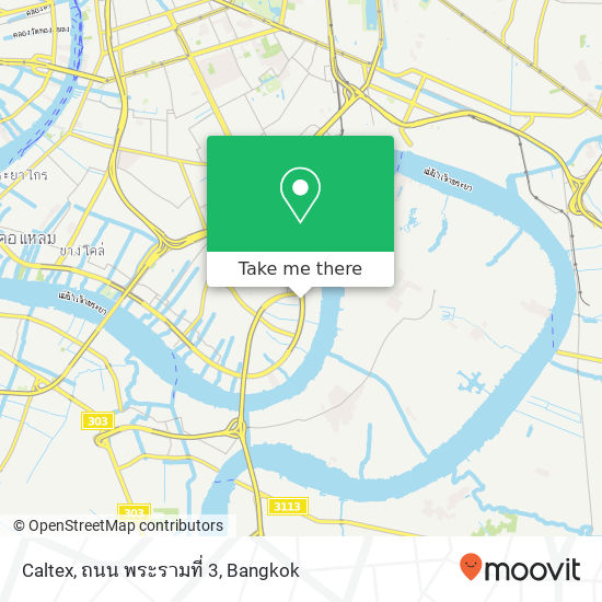 Caltex, ถนน พระรามที่ 3 map