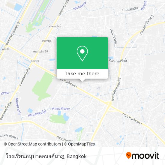 โรงเรียนอนุบาลอนงค์นาฏ map