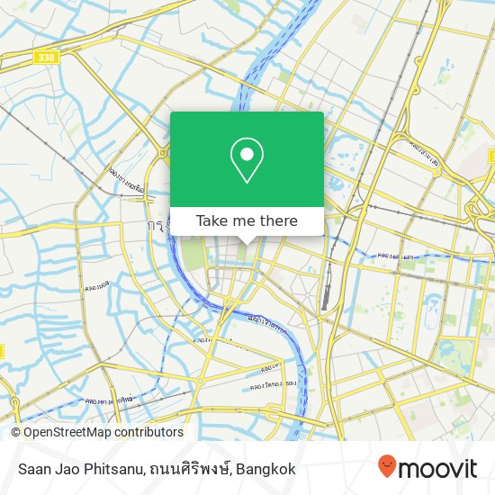 Saan Jao Phitsanu, ถนนศิริพงษ์ map