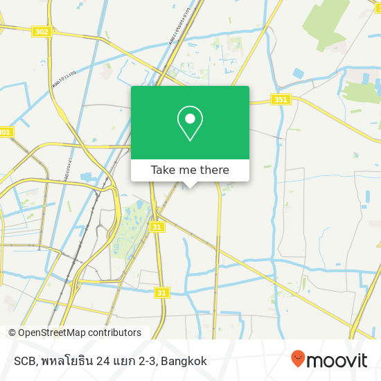 SCB, พหลโยธิน 24 แยก 2-3 map