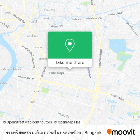 พระคริสตธรรมเพ็นเทคอสในประเทศไทย map