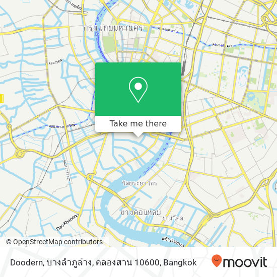 Doodern, บางลำภูล่าง, คลองสาน 10600 map