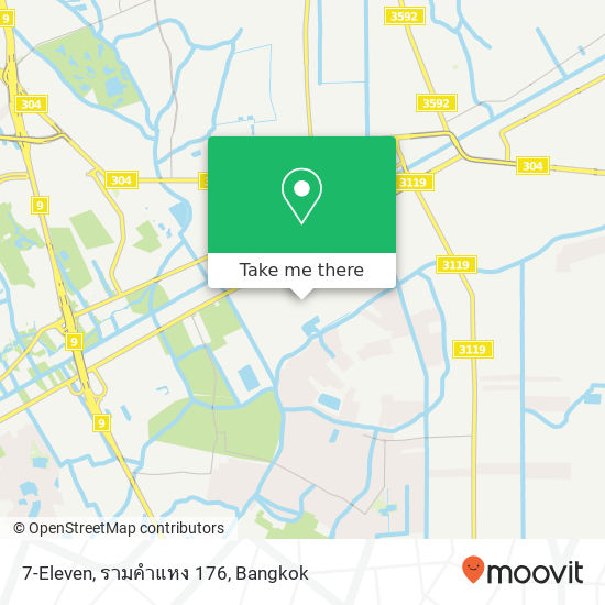 7-Eleven, รามคำแหง 176 map