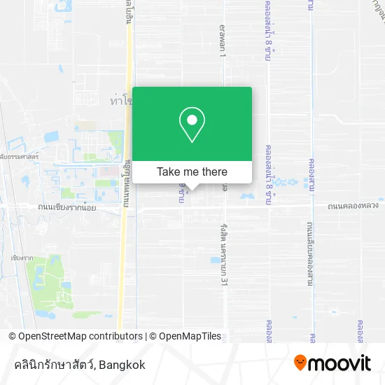 คลินิกรักษาสัตว์ map
