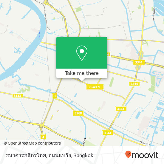 ธนาคารกสิกรไทย, ถนนแบริ่ง map