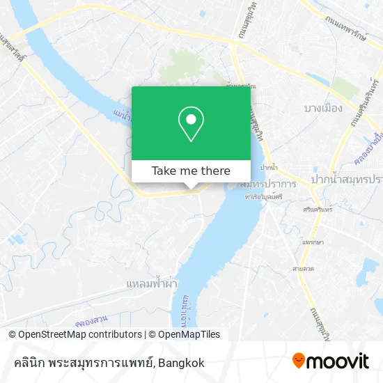 คลินิก พระสมุทรการแพทย์ map